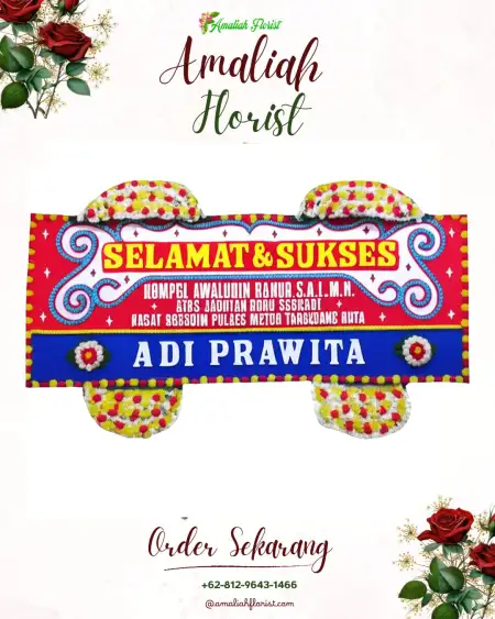 Papan Bunga Ucapan Selamat Paji
